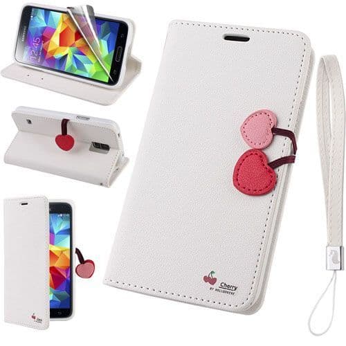 Samsung Galaxy S5 Mini Cherry Stand Case Cover